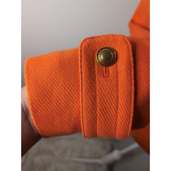 Banana Republic Statement Orange Structured Double Breasted Blazer  S - Picture 6 of 10